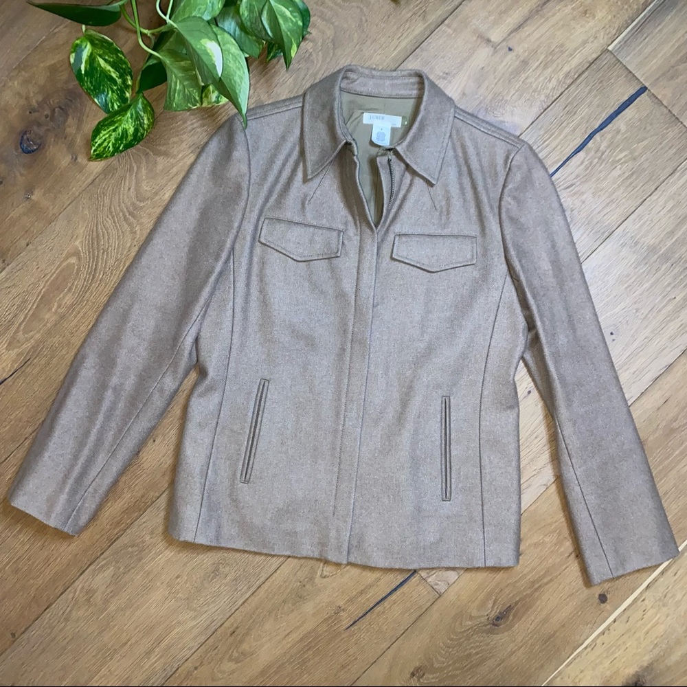 J. Crew Stadium Wool Jacket - image 1